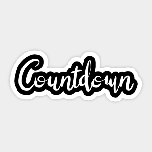 Countdown Sticker